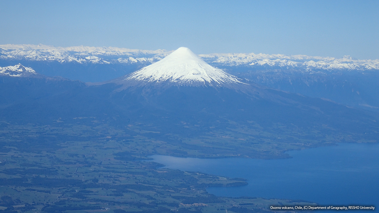 チリ富士、オソルノ山