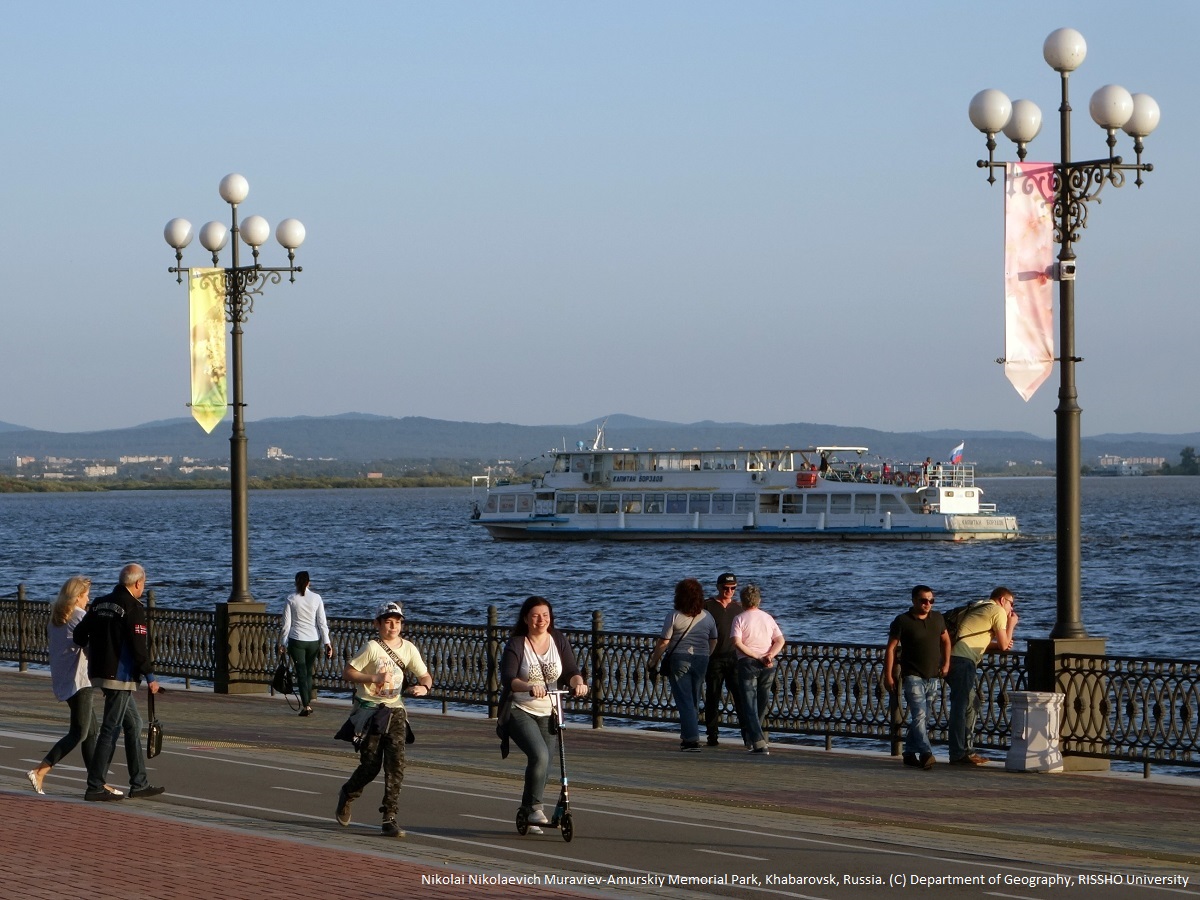 極東ロシア,ハバロフスクのアムール川