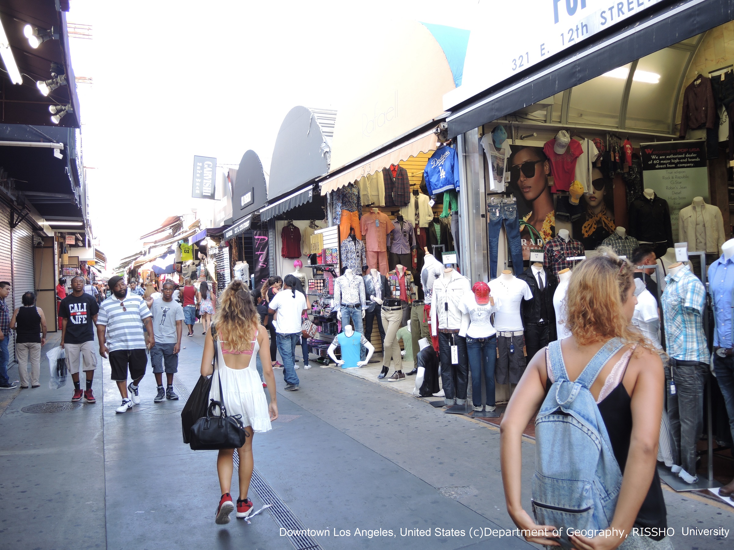 アメリカ・ロサンゼルスのファッション地区